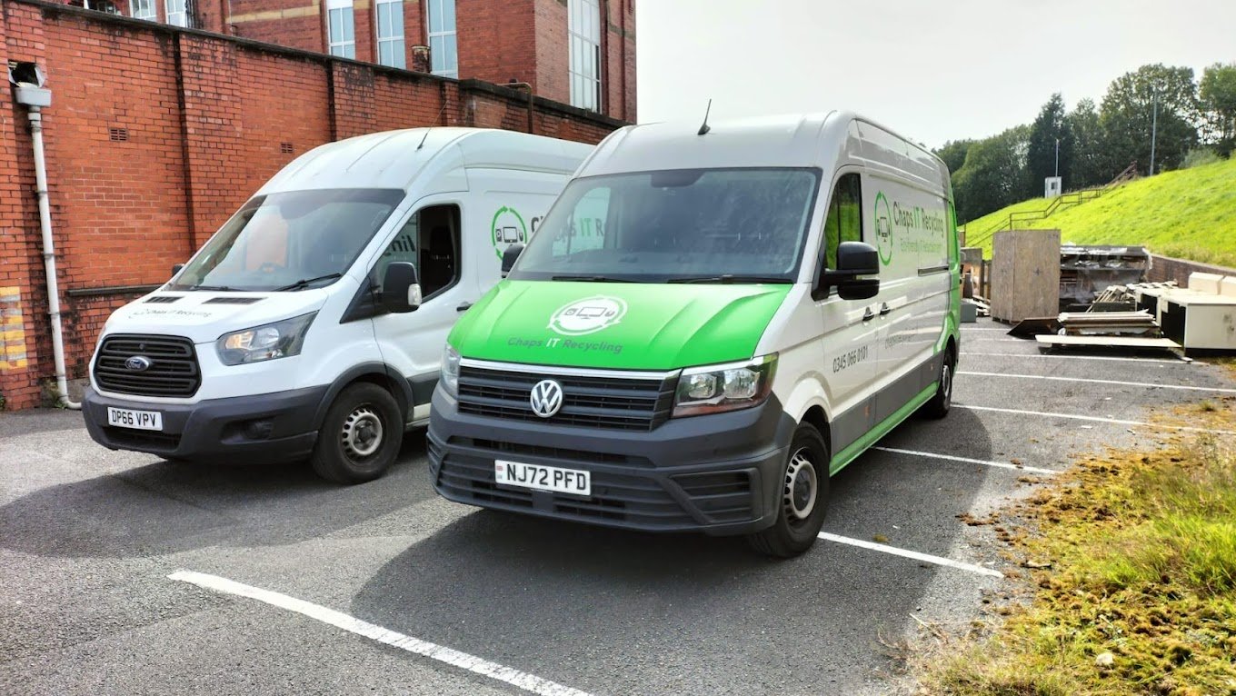 Chaps IT Recycling Vans Ready for Collection